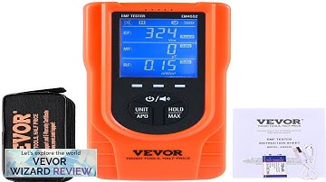 VEVOR 3-in-1 EMF Meter 5Hz 3.5GHz Handheld Rechargeable Electromagnetic Field Radiation Review