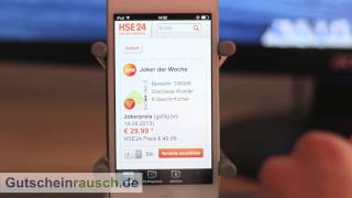 HSE24-App im Test auf Gutscheinrausch.de screenshot 1