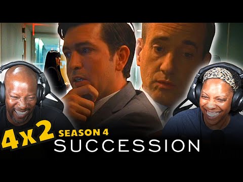 Succession Season 4 Episode 2 "Rehearsal" Reaction of Syntell and Mikel-Claire