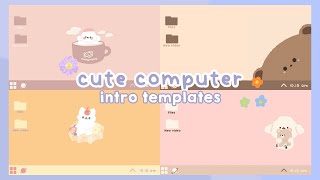 cute computer intro templates | Free