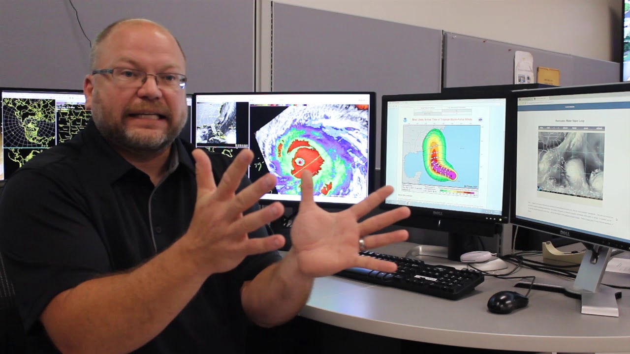 Meteorologist Steve Pfaff explains how the path of hurricanes are predicted and tracked