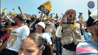 MI PRIMERA VEZ VIENDO UN PARTIDO con LA BARRA / PUMAS vs TIJUANA 3-3 /reportaje.