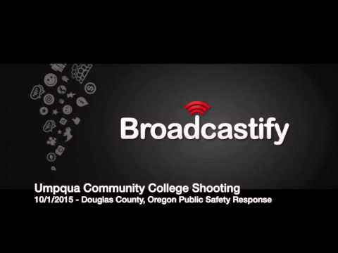 Umpqua Community College Shooting Public Safety Response - video from Broadcastify