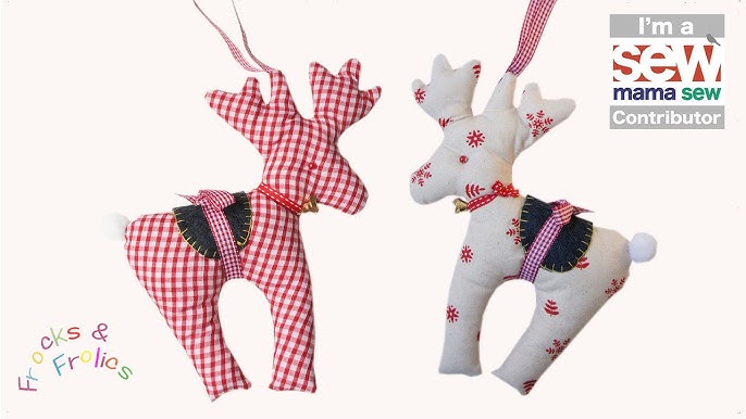 How to sew a Reindeer | Christmas Craft & Free Patterns | Sewing Tutorial | Frocks & Frolics - YouTube how-to-sew-a-reindeer-christmas-craft-free-patterns-sewing-tutorial-frocks-frolics-youtube