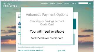Setting up AutoPay on your SDWD Utility Billing Portal