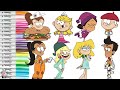 The Loud House and Casagrandes Coloring Book Compilation Lori Bobby Lincoln Ronnie Anne Lent Luan