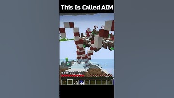 This Is Called Aim! #minecraft #gamingshorts #memes #aimbot