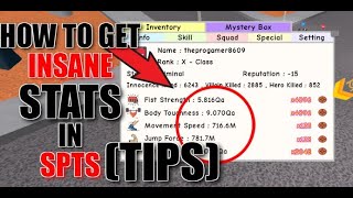 HOW TO GET INSANE STATS *FASTER* - TIPS - SUPER POWER TRAINING SIMULATOR