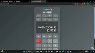 Celebrity Professional Scientific Calculator | HTML, CSS, JavaScript | Memory Functions & Scientific Operation Profile
