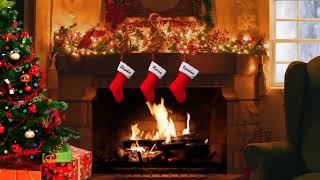 Рождество С Камином И Ёлкой.включи И Наслаждайся.a Christmas Tree And A Fireplace.