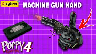 Poppy Playtime Chapter 4: New Machine Gun Hand Vhs Tape