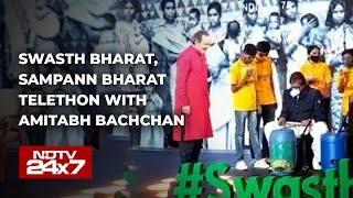 Watch 12-Hour #SwasthBharat, Sampann Bharat Telethon with Amitabh Bachchan screenshot 1