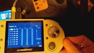 rM8 Headless synth/tracker on handheld