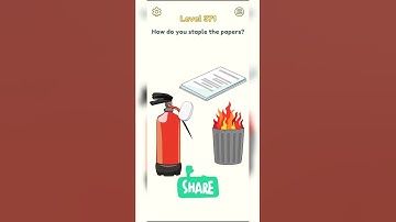 DOP 2 Gameplay Level 371 How Do You Staple The Papers Shorts Delete One Part Solution and Answer
