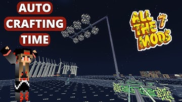 ATM7 Episode 12 - AE2 Auto Crafting Flowers & P2P Tunnels | Beginner Tutorial Guide To Modded