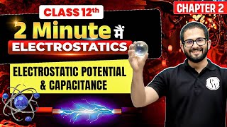 RBSE Class 12 Physics | Electrostatic Potential & Capacitance in 2 Minutes ⚡