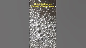 These Bubbles are Pockets of Water Vapor