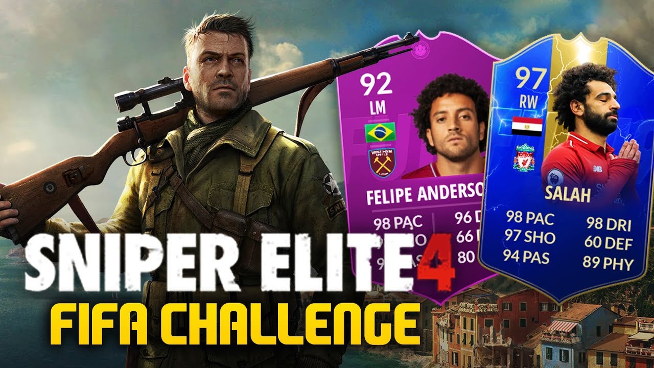 SNIPER ELITE FIFA CHALLENGE🔫⚽ video to gif