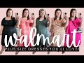 PLUS SIZE Walmart Dress Haul | Plus Size Spring Dresses Under $40 | Plus Size Walmart Haul 2023