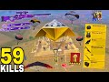 59 Kills! 😍 NEW BEST LOOT GAMEPLAY with AWM+mg3🔥Pubg Mobile-Bgmi