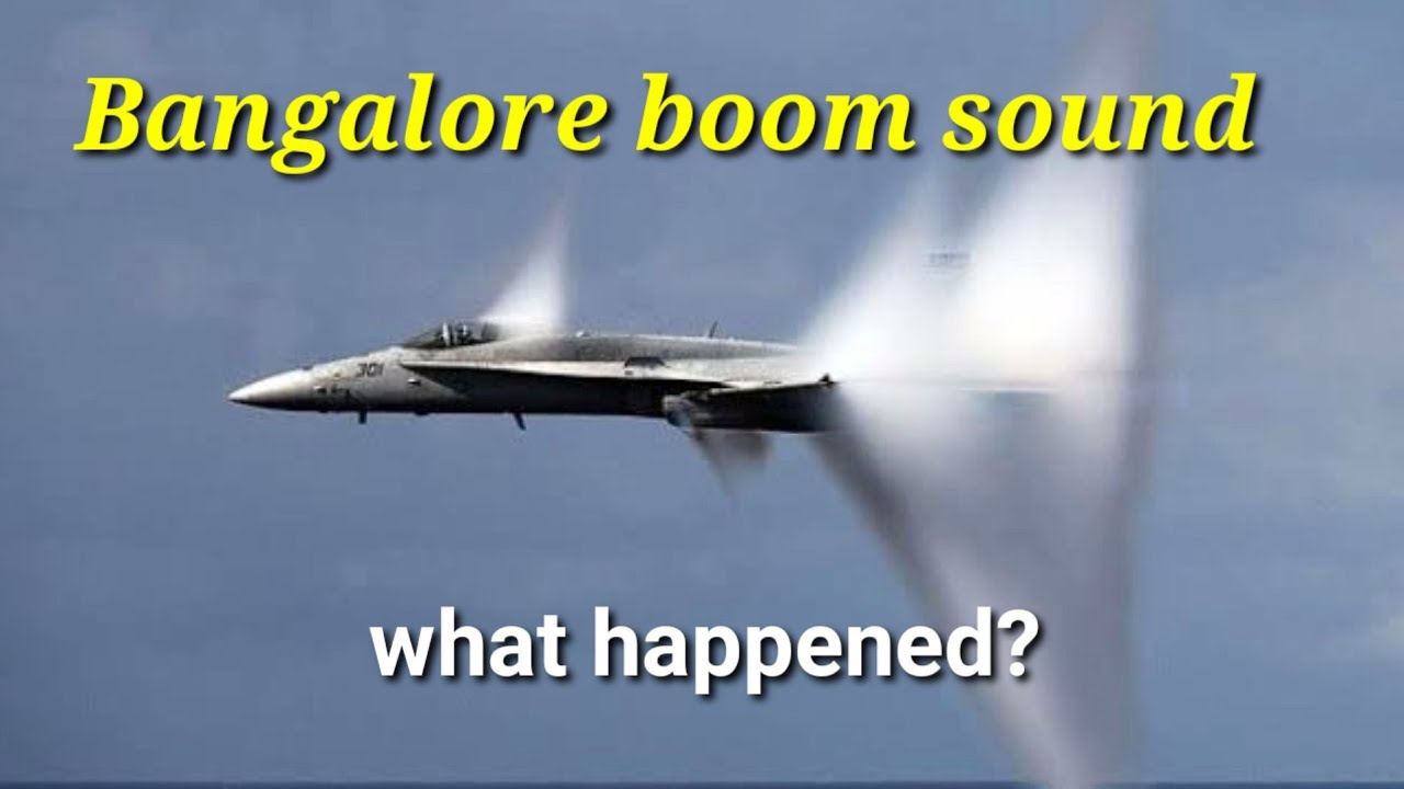 Bangalore boom sound effect | sonic boom | Mysterious sound