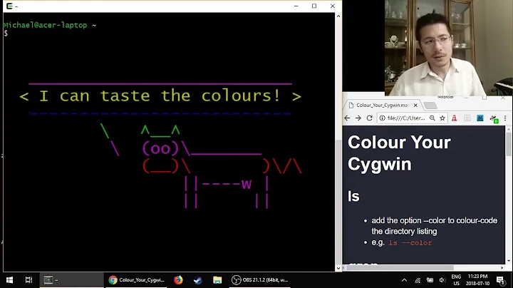 Colour Your Cygwin