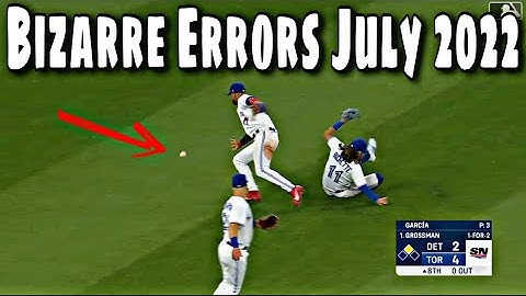 MLB \\ Bizarre Errors July 2022 part 2