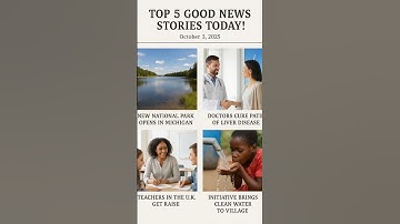 Top 5 Good News Stories Today! (October 3, 2025) #news