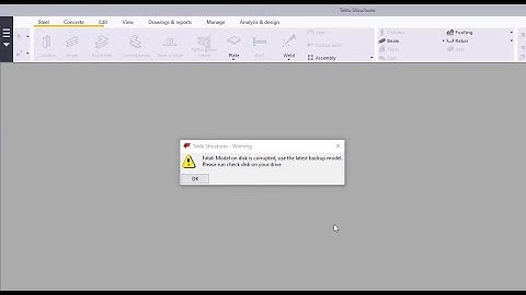 Tekla Structures_Tips & Tricks-07_How to Fix Fatal Error in Tekla Structures