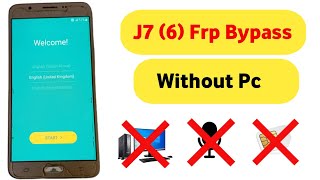 J7 (6) Frp Bypass || J710F Frp Google account unlock without pc (TalkBack) not working