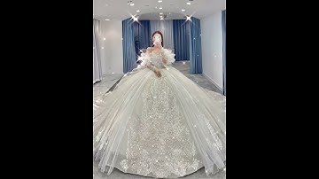 #Shorts  váy cưới công chúa đẹp lung linh