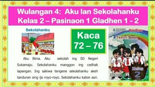 Tantri Basa Kelas 2 Wulangan 4 Pasinaon 1 hal. 72  -  76  - Bahasa Jawa Kelas 2