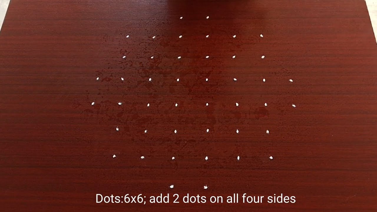 Beautiful Friday special Rangoli design🌹663 எளிதான கோலம்🌹ಸುಲಭವಾಗಿ ಬಿಡಿಸಬಹುದಾದ ಸುಂದರವಾದ ರಂಗೋಲಿ