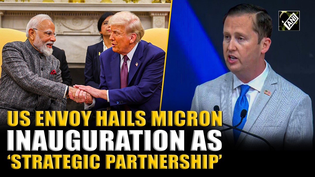 US envoy Sergio Gor hails Micron inauguration as boost to US-India semiconductor partnership