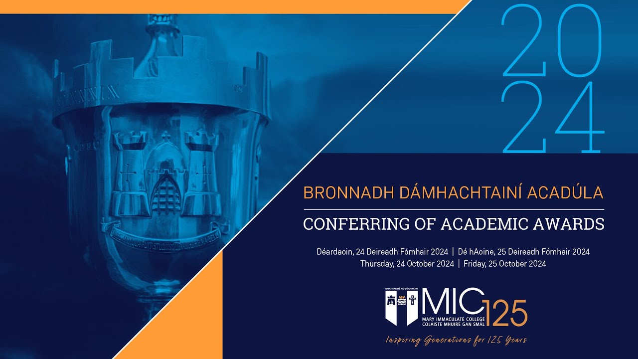 Mic Graduation MIC Graduation Ceremony - Thursday 24th October 2024 (3pm) - YouTube