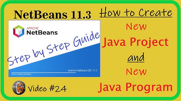 Steps to create New Project and New Java File in Netbeans 11.3 with Hello World Java Program