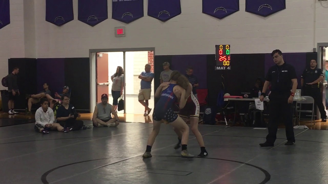 The girl and her wrestling Exhibition Match wrestling up at 127 lbs vs