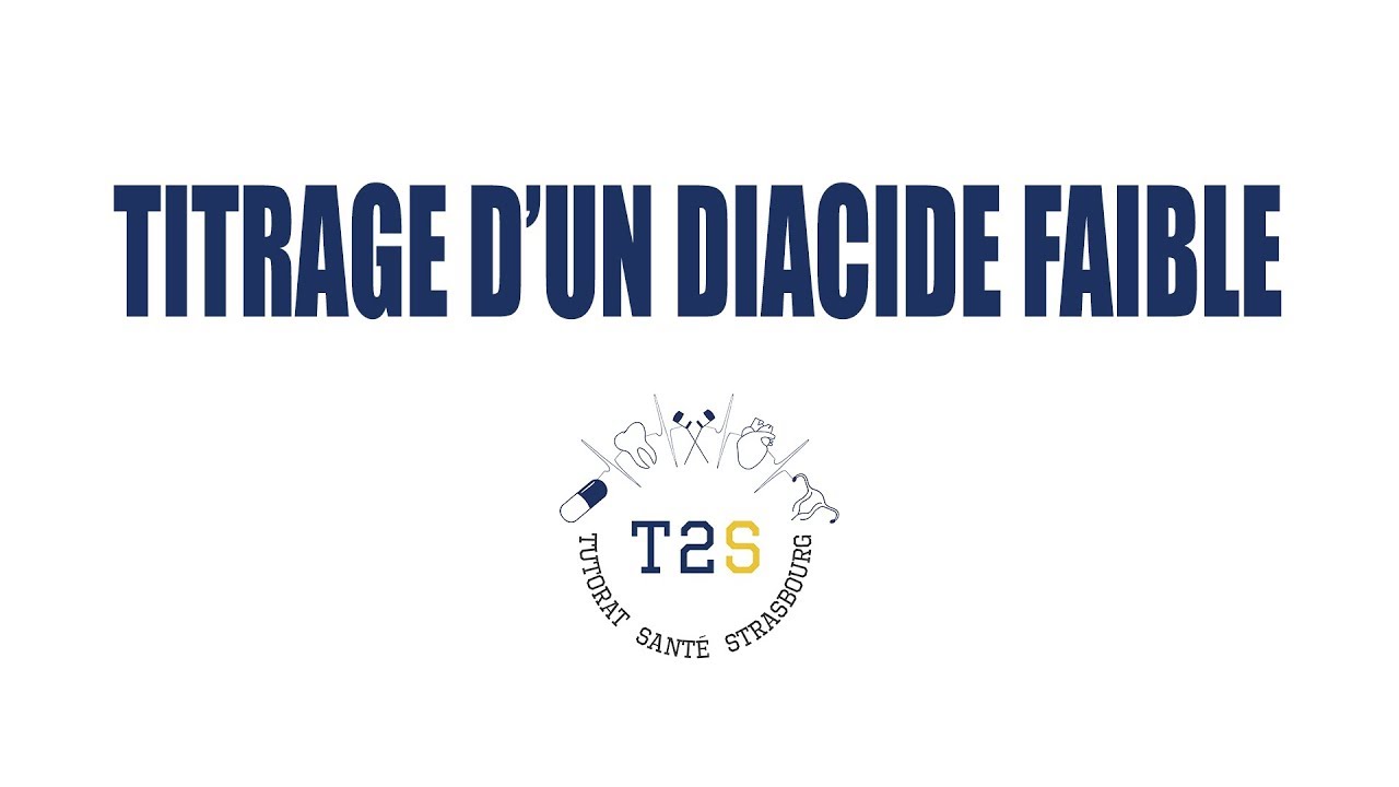 UE1 - TITRAGE D'UN DIACIDE FAIBLE PAR UNE BASE FORTE