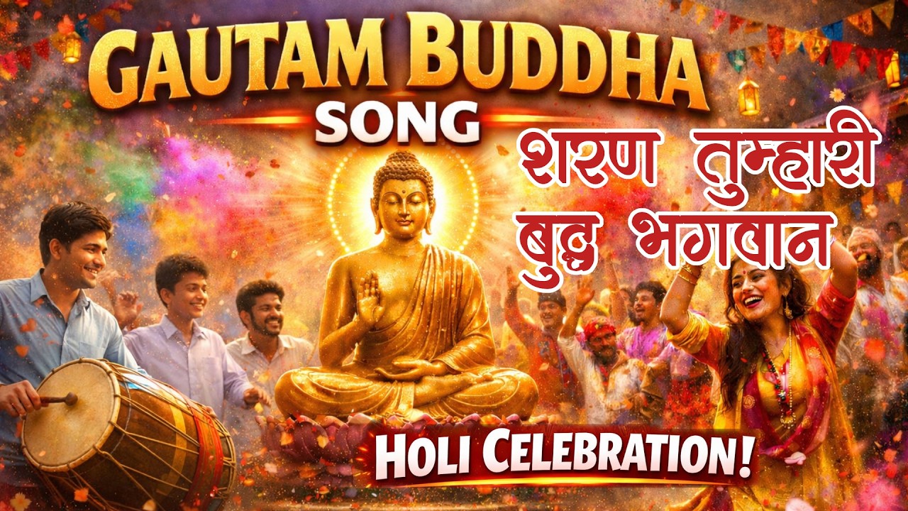 🌈 New Holi Special Buddha Song 2026 🌸 | शरण तुम्हारी बुद्ध भगवान | Gautam Buddha Song