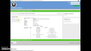 How do I search for a book on the Library catalogue?