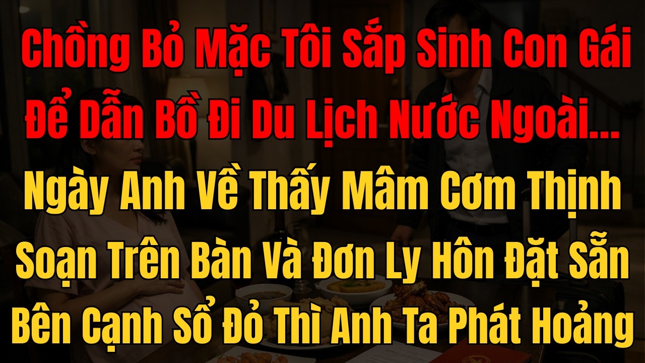 Chồng Dẫn Bồ Đi Châu Âu Khi Vợ Bầu 8 Tháng – Ngày Trở Về Nhìn Thấy Bữa Cơm Và Lá Đơn Ly Hôn