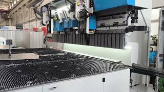 Fully Automatic CNC Bending Center | Multi-side Sheet Metal Panel Bender Working Demo