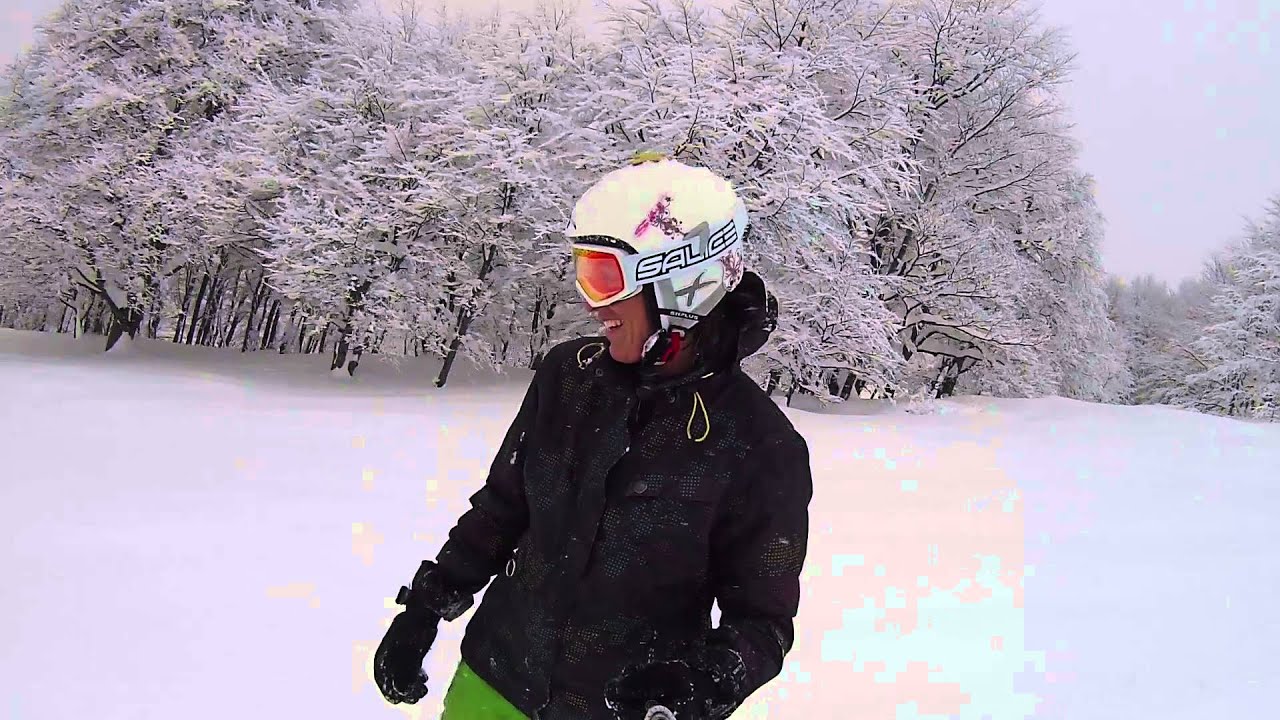 mottarone giornatona di neve con 1 metro di neve fresca