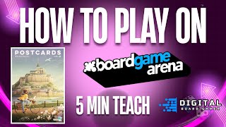 How to Play Postcards on BGA