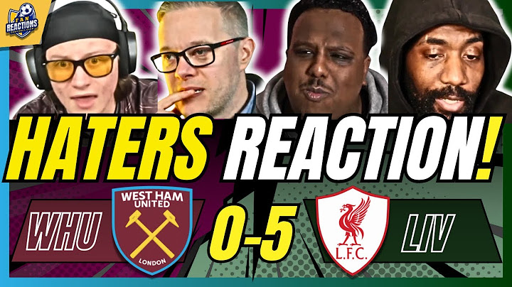 LIVERPOOL HATERS & RIVALS REACTION TO WEST HAM 0-5 LIVERPOOL | 24/25 PREMIER LEAGUE