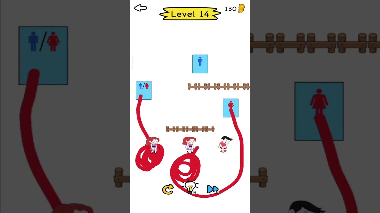 Draw To Pee - All Levels Android, ios Gameplay #6