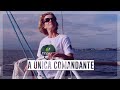 A única comandante entre os 64 competidores da Regata Santos-Rio