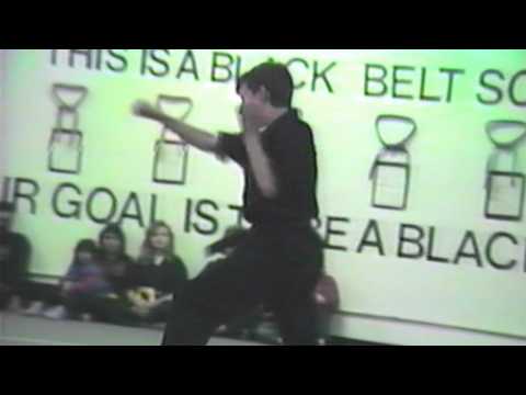 Stanley Webb Black Belt Test 1993 at Ray Rice Mart...