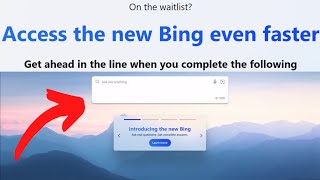 how to get access to new bing with chatgpt ai quickly (jump waitlist)