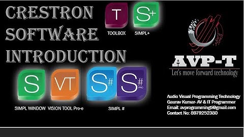 Introduction of Crestron Software